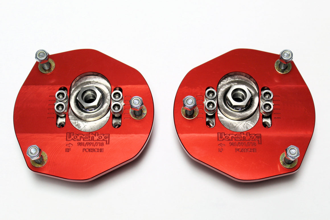 Vorshlag Porsche 718/981/982 (Cayman/Boxster) Camber Plates & OEM Perches