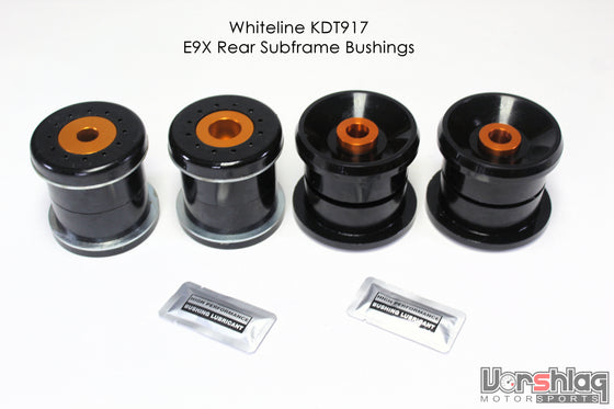 Whiteline Rear Subframe Bushings, BMW 1 Series E8X F2X 3 Series E9X F3X