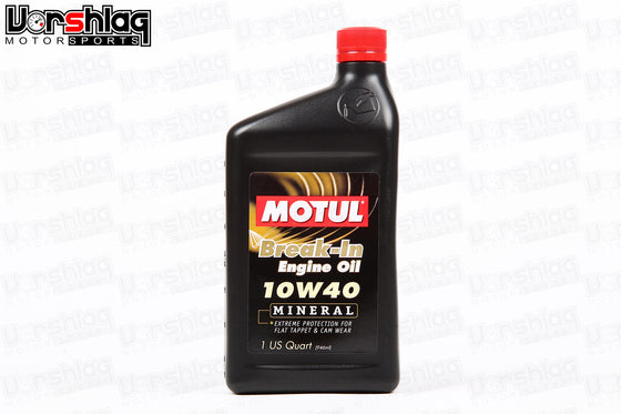 Motul Mineral based 10W40 Break-In Oil - 1 US Quart