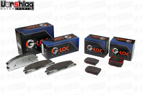 G-LOC Brake Pads, Rear, 2016-up Shelby GT350, 4-piston calipers