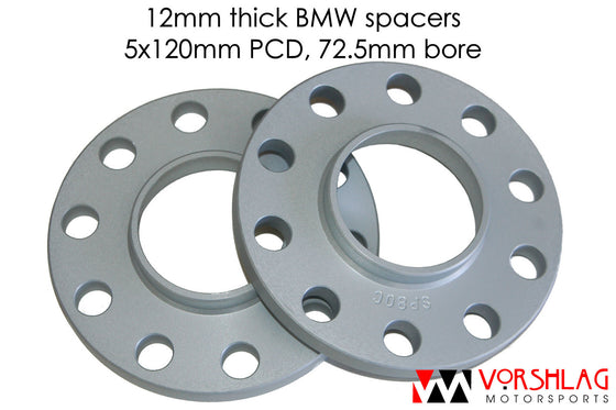 Vorshlag 12mm 5x120 Hubcentric BMW Wheel Spacers (pair)