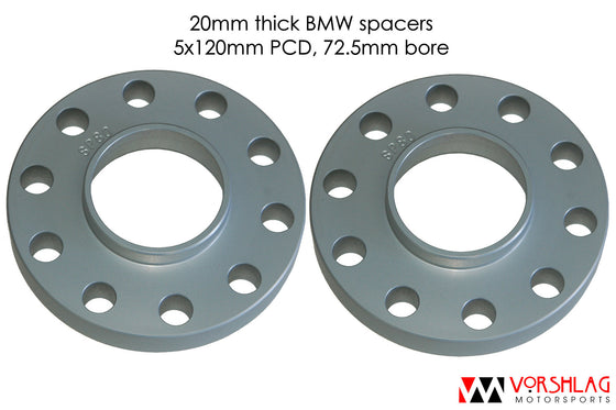 Vorshlag 20mm 5x120 Hubcentric BMW Wheel Spacers (pair)
