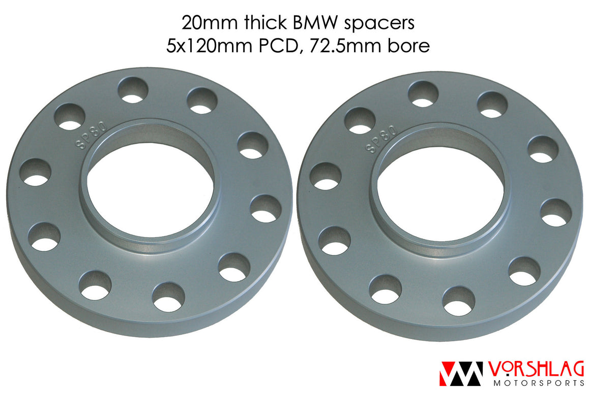 Vorshlag 20mm 5x120 Hubcentric BMW Wheel Spacers (pair)