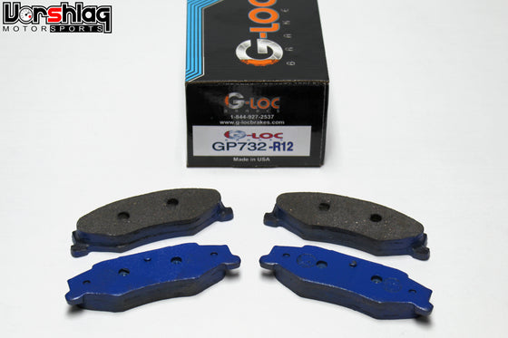 G-LOC Brake Pads, Rear, 2005-2013 C6 Corvette - Base and Z51