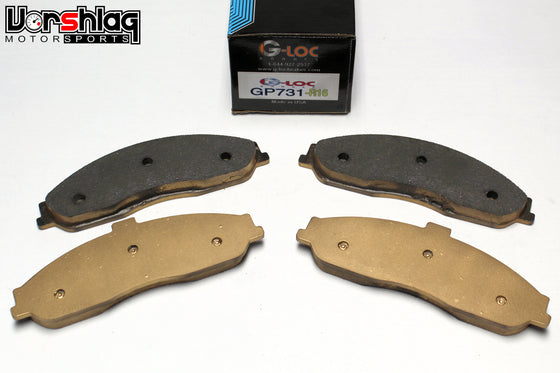 G-LOC Brake Pads, Front, 2005-2013 C6 Corvette - Base and Z51