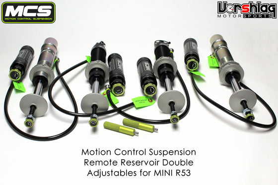MCS RR2 Remote Double Adjustable Monotube Dampers (MINI R56)