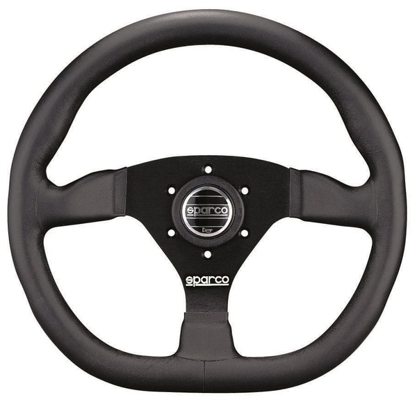 Sparco L360 Steering Wheel, 3 Spoke, Black Suede or Leather - Vorshlag