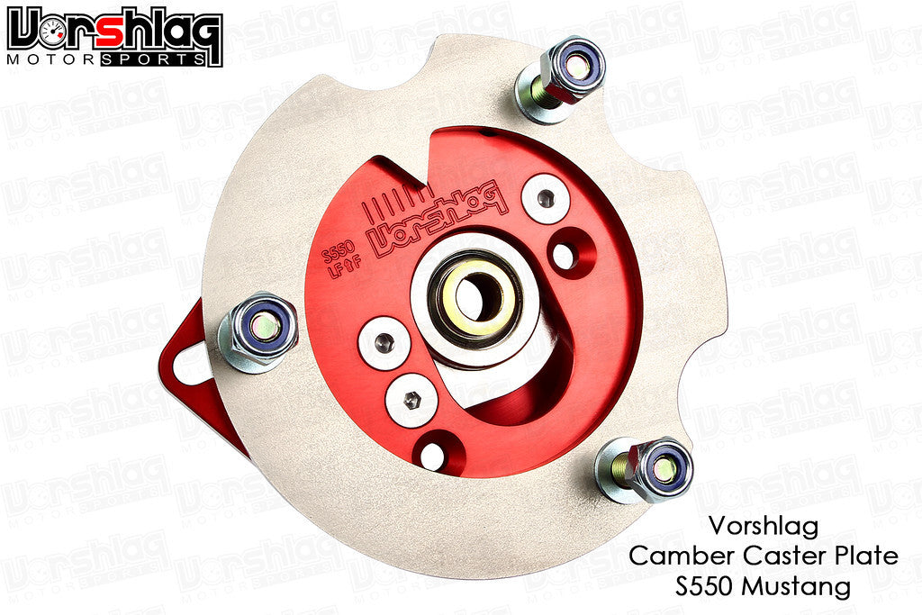 Vorshlag S650 (2024-up) Mustang Camber/Caster Plates & Coilover Perches