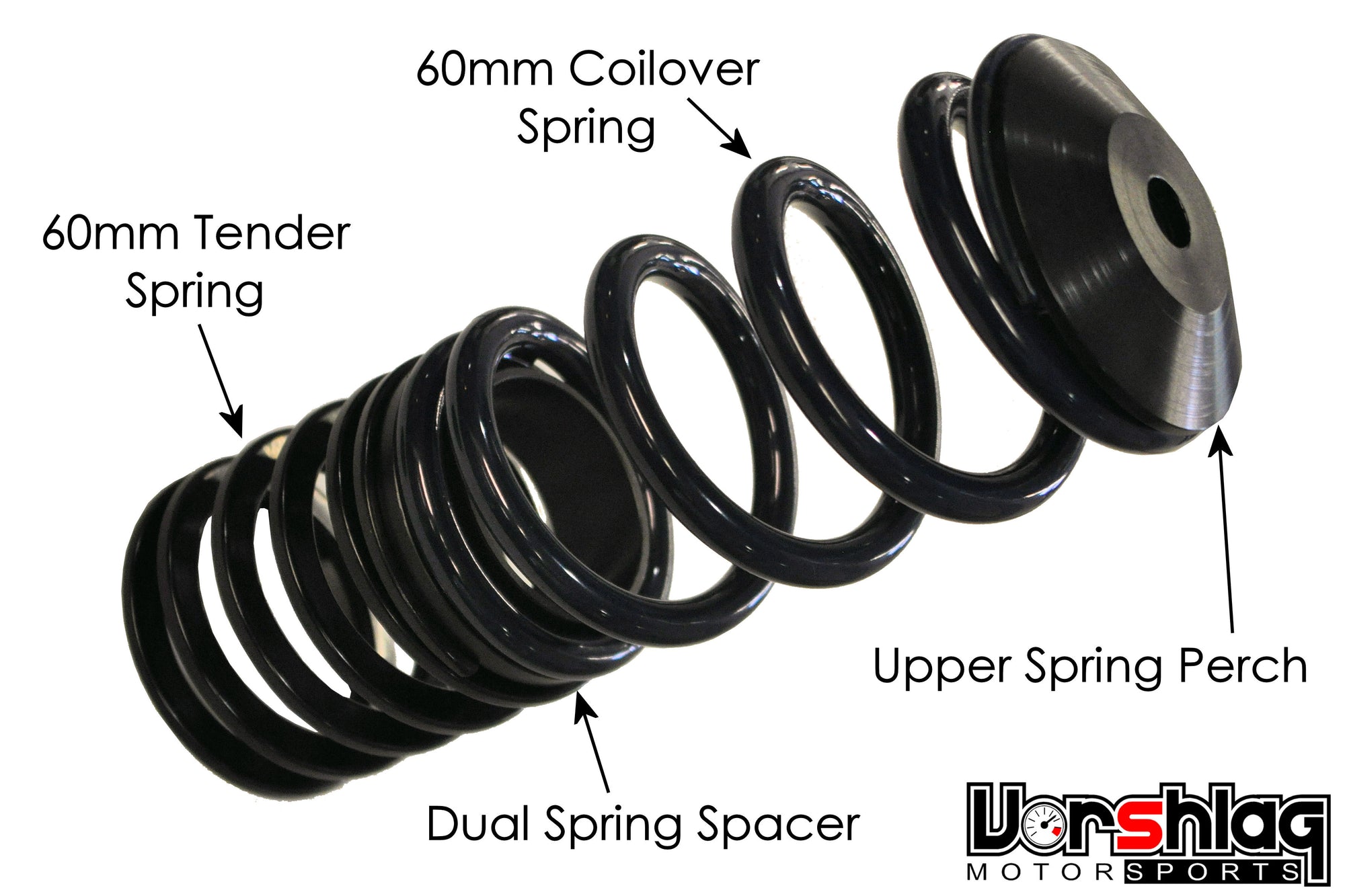 Tender or Helper Spring Package - 60mm