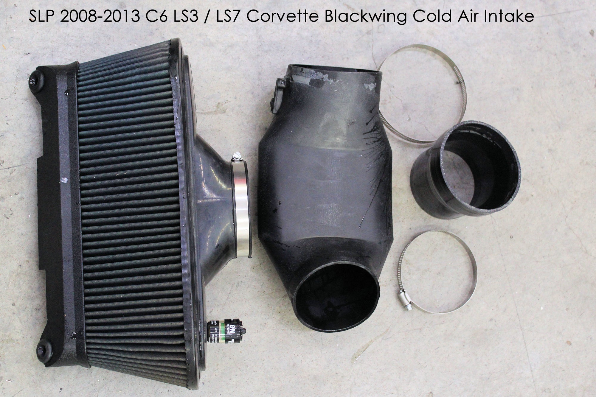 SLP Blackwing Cold Air Intake - 2008-13 C6 Corvette LS3 / LS7