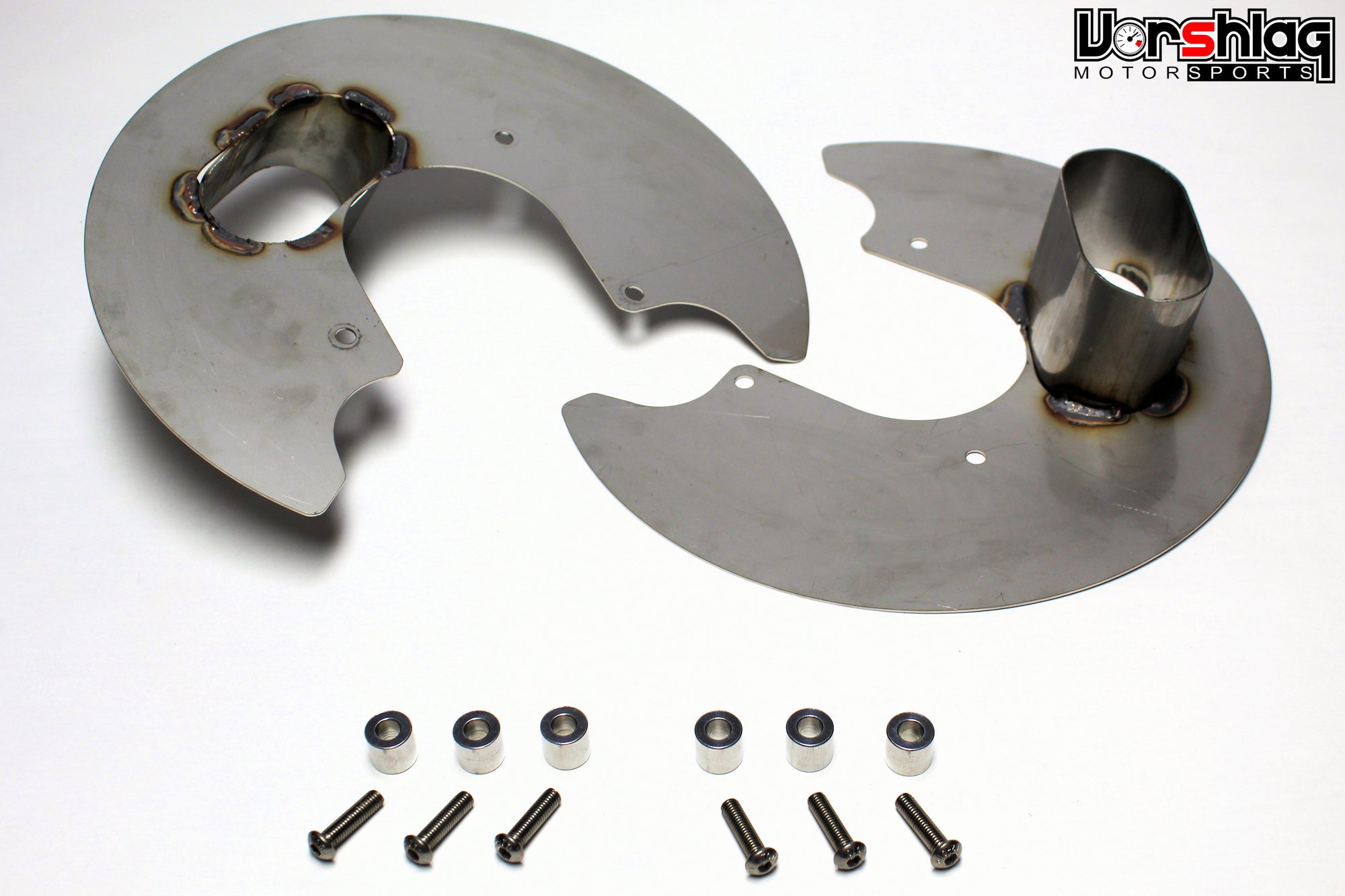 Vorshlag S197 4" diameter Brake Duct Backing Plates (Pair) [94-2042-LG]