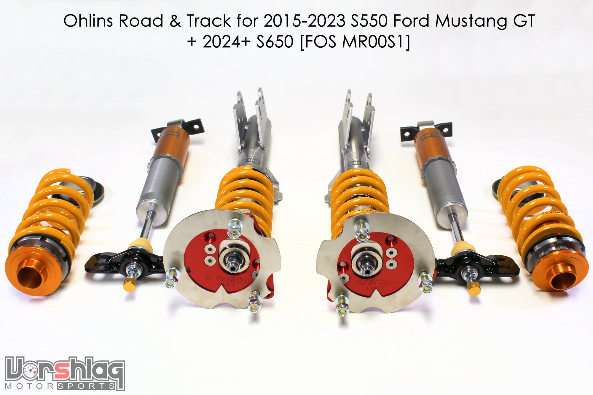 Ohlins Road & Track for 2015-2023 S550 Ford Mustang GT + 2024+ S650 [FOS MR00S1]