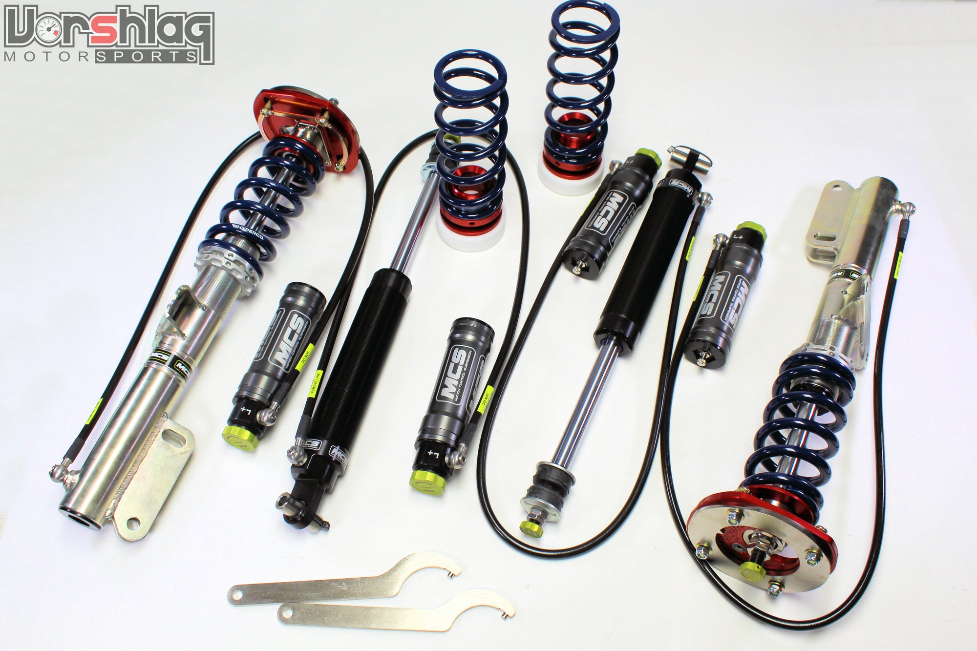 MCS RR2 Remote Double Adjustable Monotube Dampers (S197 Mustang)