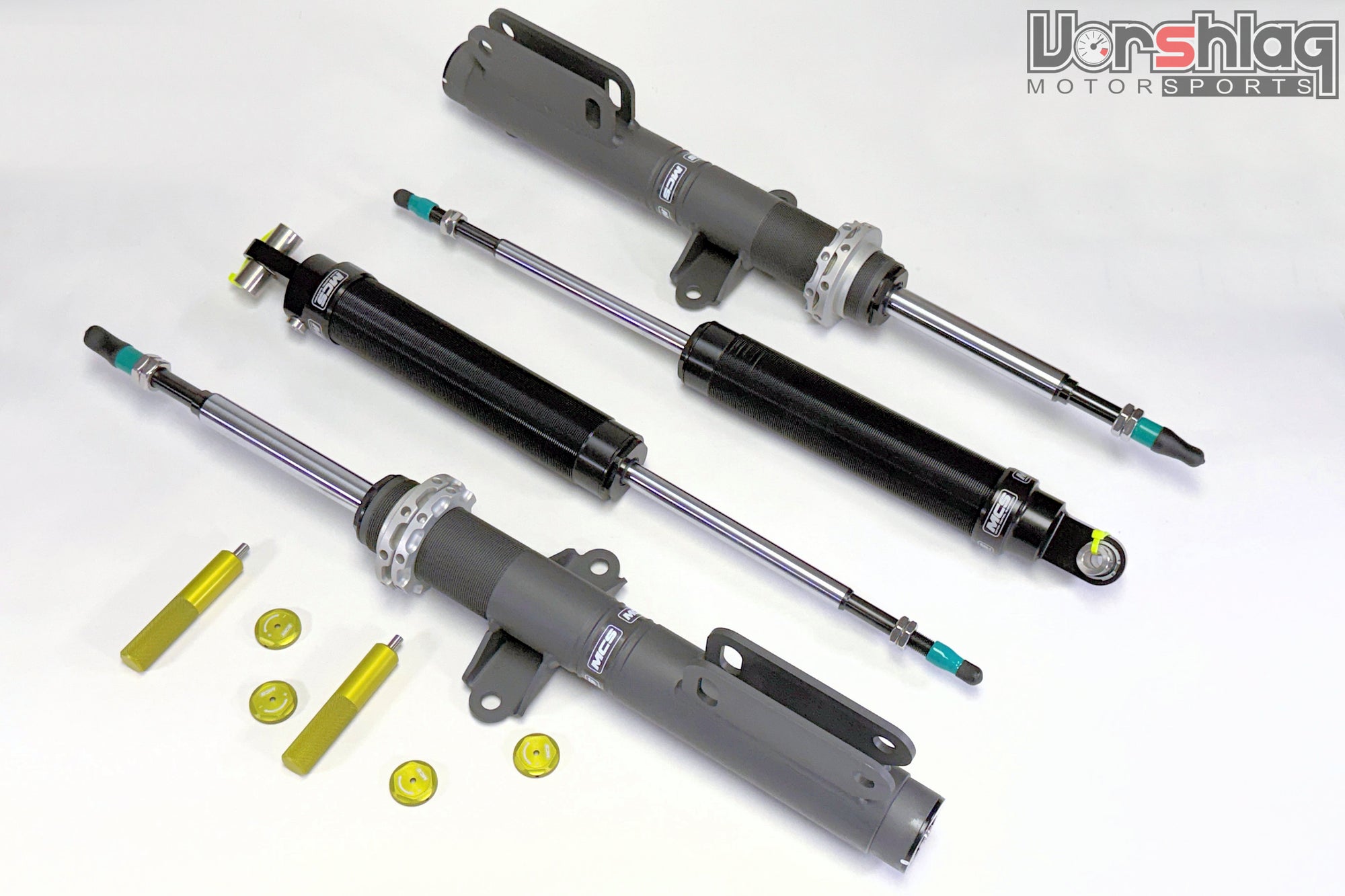 MCS TT2 Internal Double Adjustable Monotube Dampers (S197 Mustang)