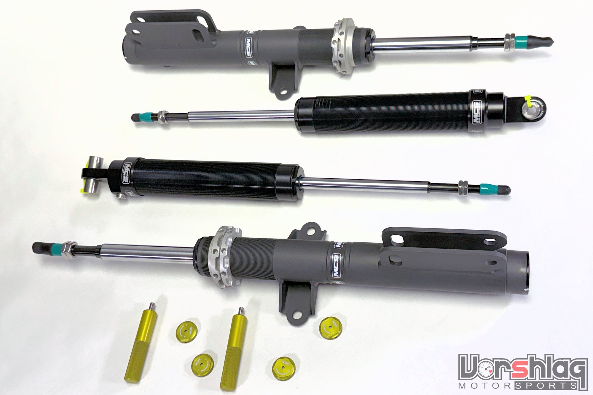 MCS TT2 Internal Double Adjustable Monotube Dampers (S197 Mustang)