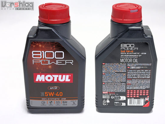 Motul 8100 Power Engine Oil 5W40 - 1 Liter