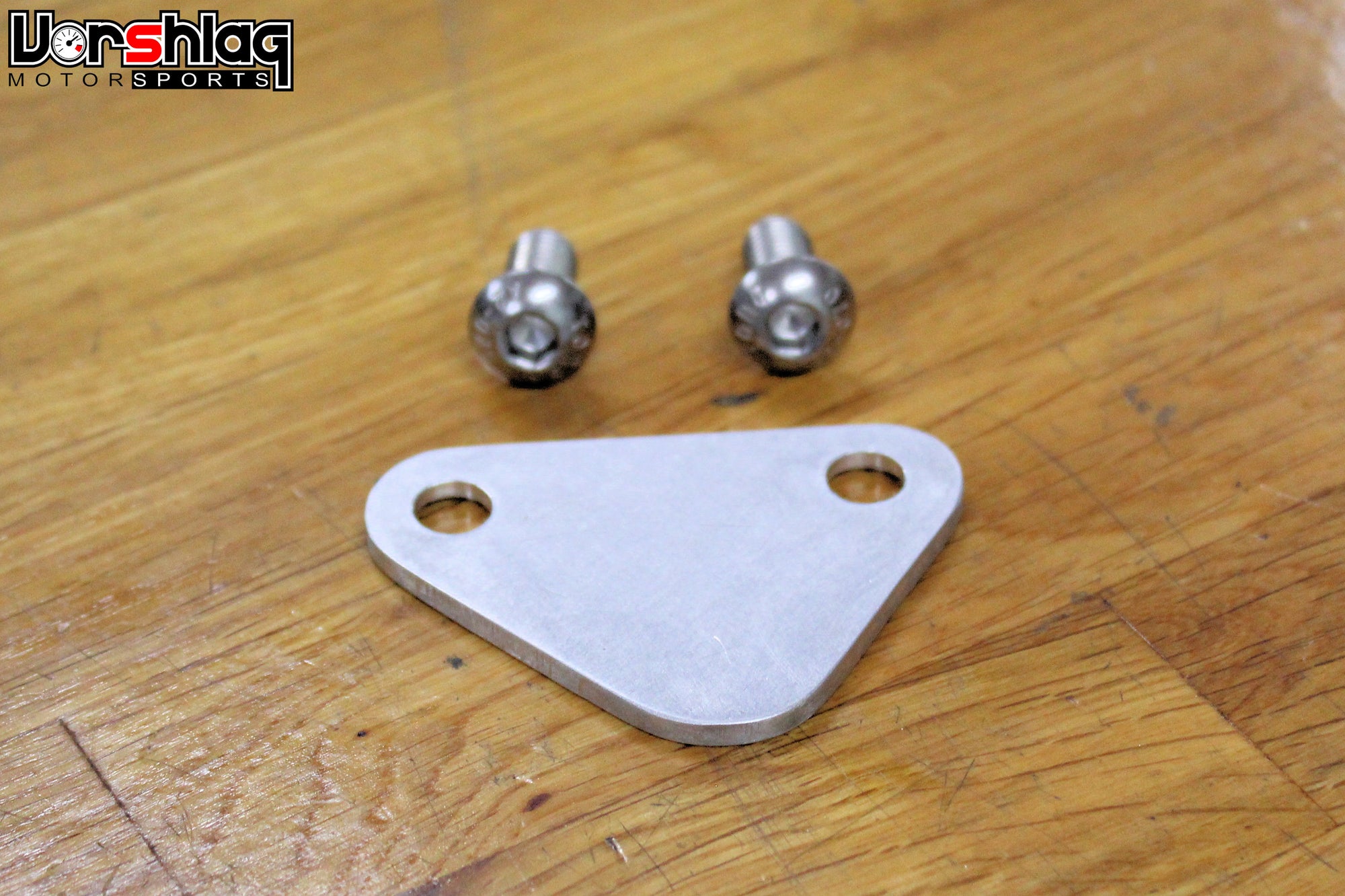 LS Oil Port Block-Off Plate For Use With Dry Sump