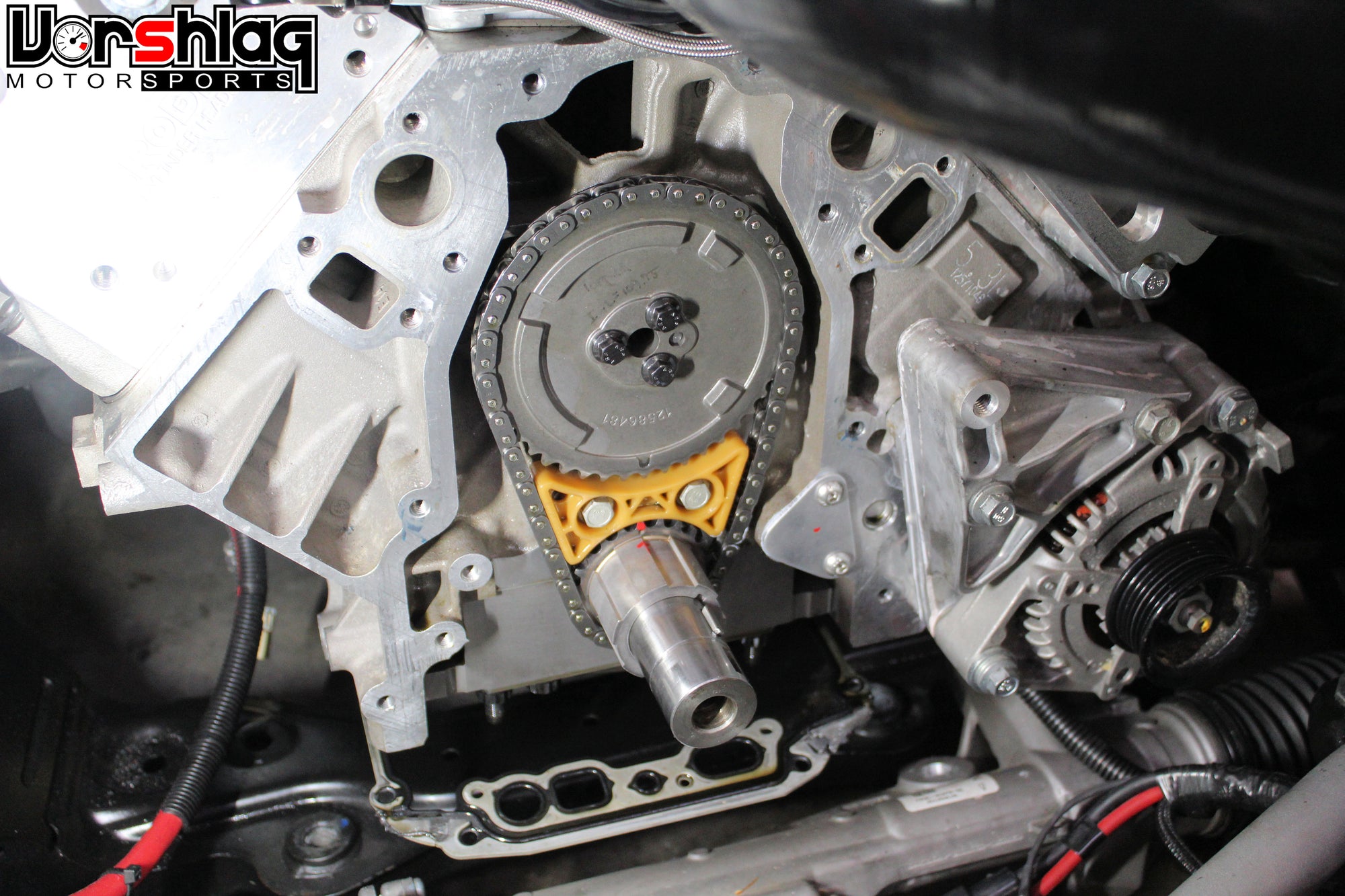 LS Oil Port Block-Off Plate For Use With Dry Sump