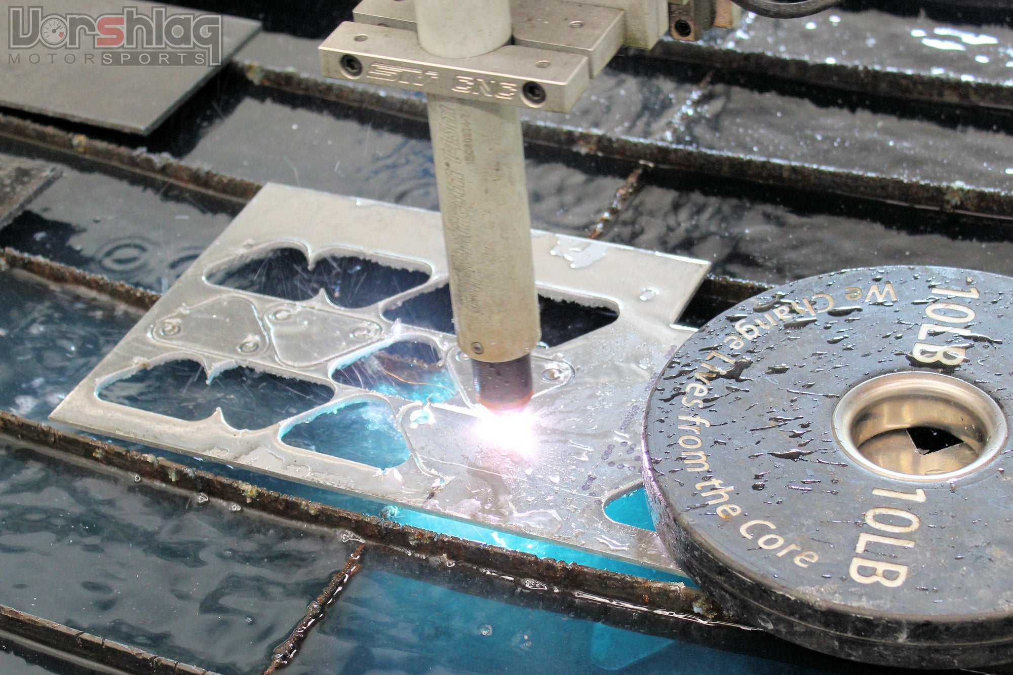 LS Oil Port Block-Off Plate For Use With Dry Sump