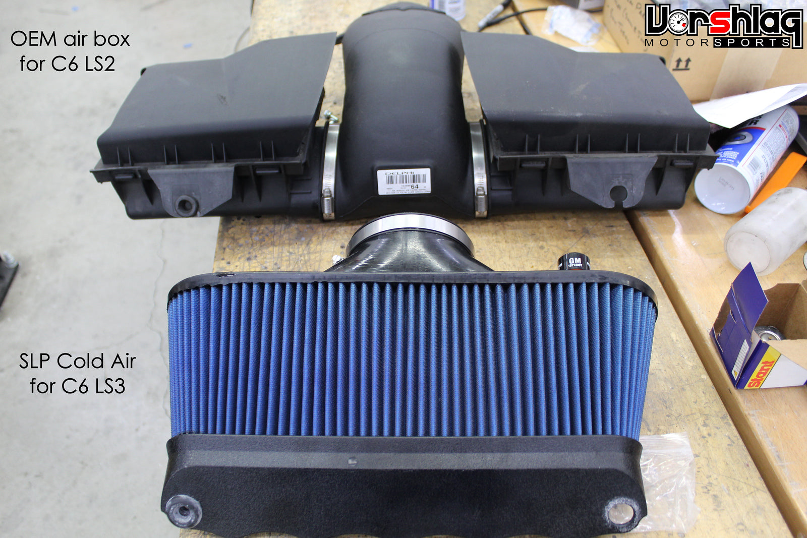 SLP Blackwing Cold Air Intake - 2008-13 C6 Corvette LS3 / LS7