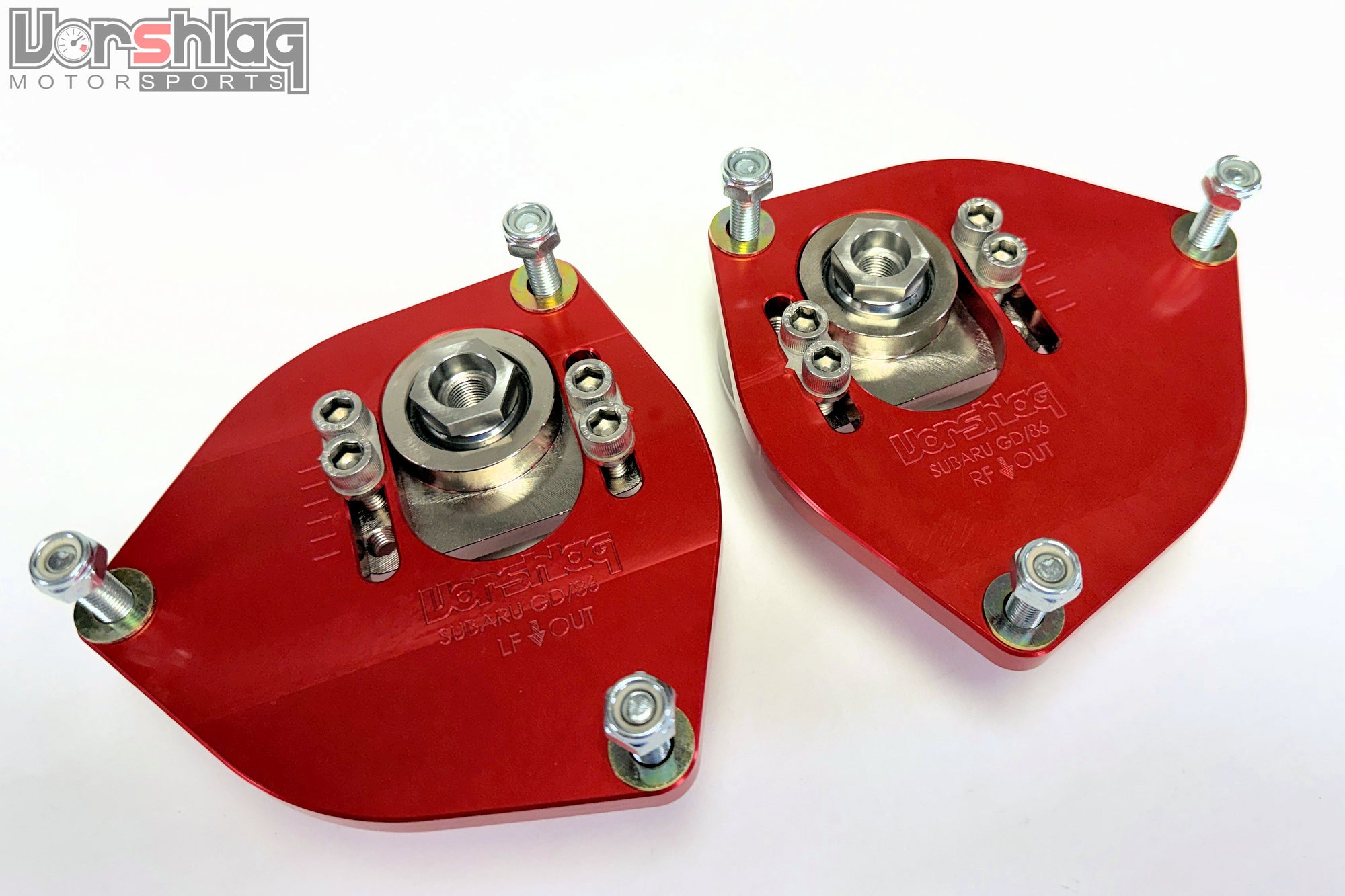 Vorshlag BRZ/FR-S/86 High Caster Camber Plates & OEM Perches