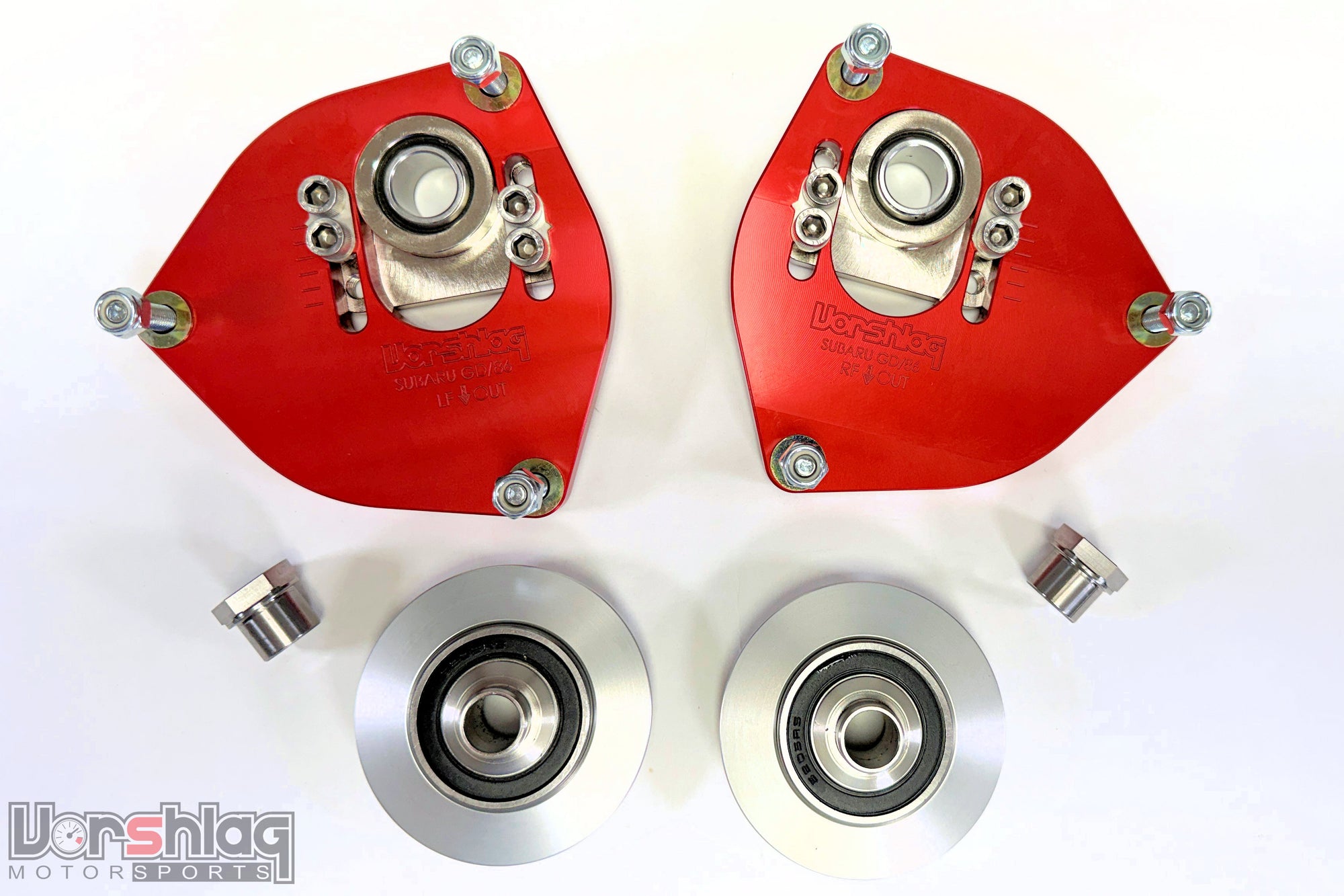 Vorshlag BRZ/FR-S/86 High Caster Camber Plates & Coilover Perches