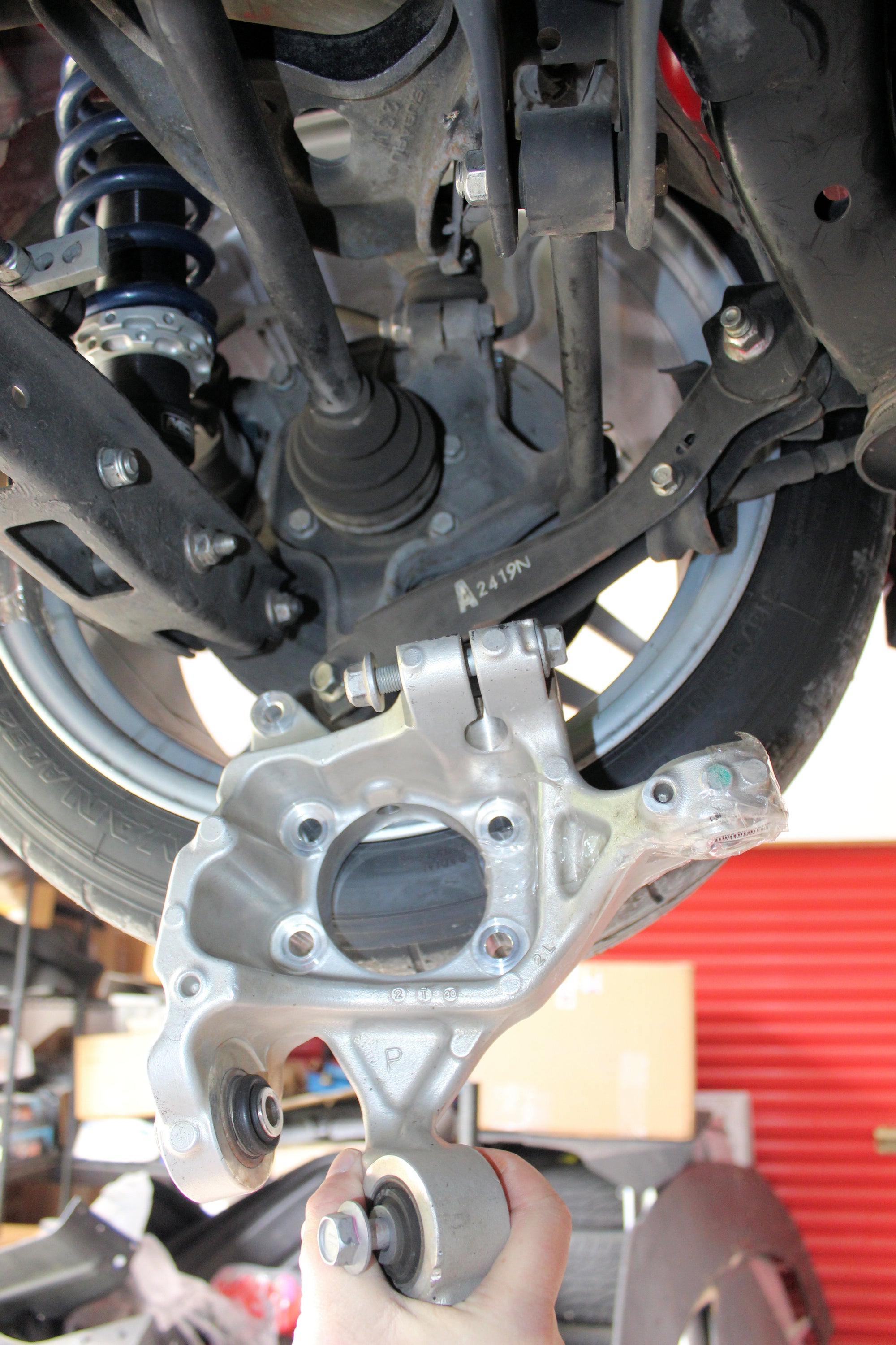 USED - VB Subaru Impreza aluminum rear uprights (pair)