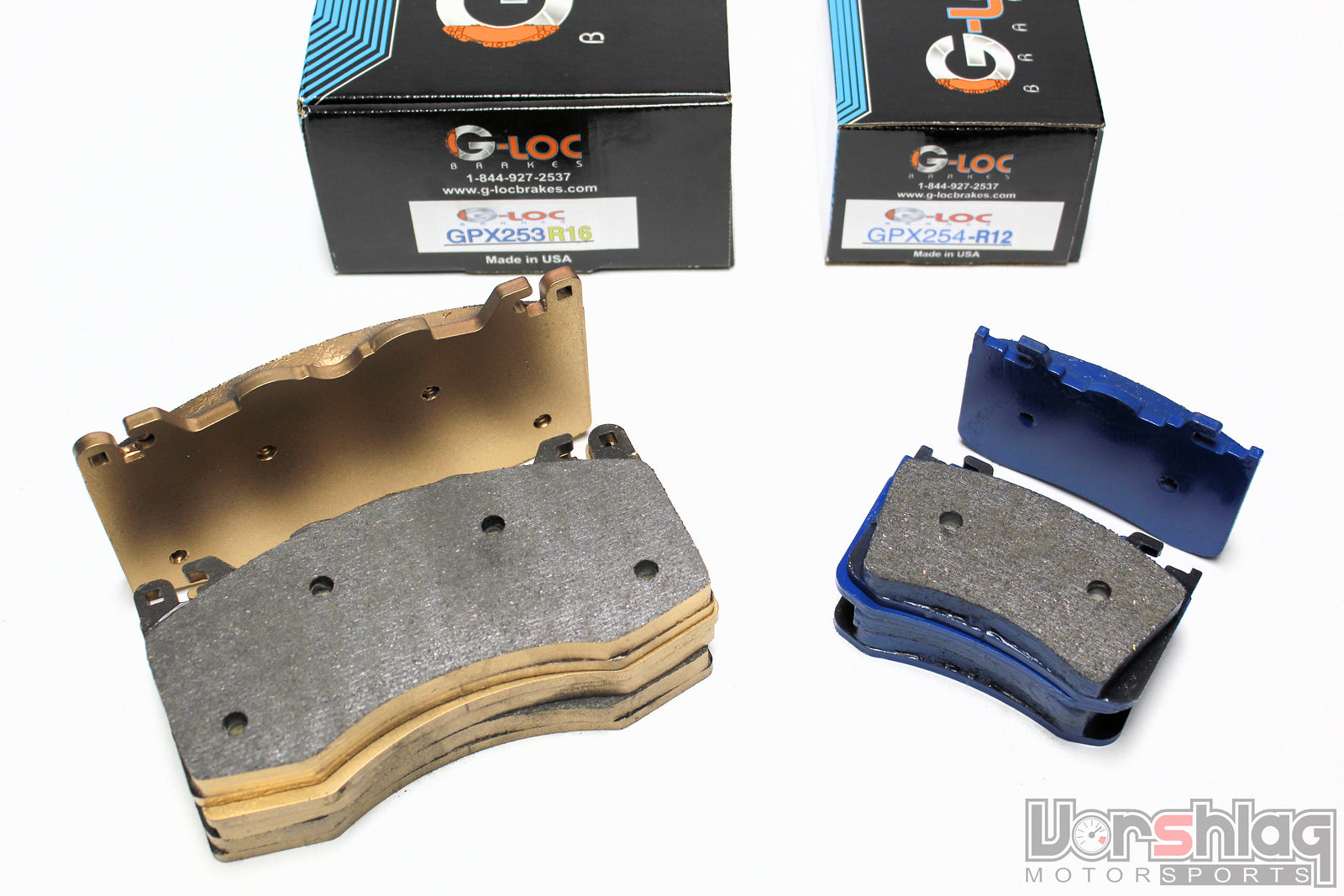 G-LOC Brake Pads, Front, 2024-up S650 Mustang Darkhorse 6-Piston