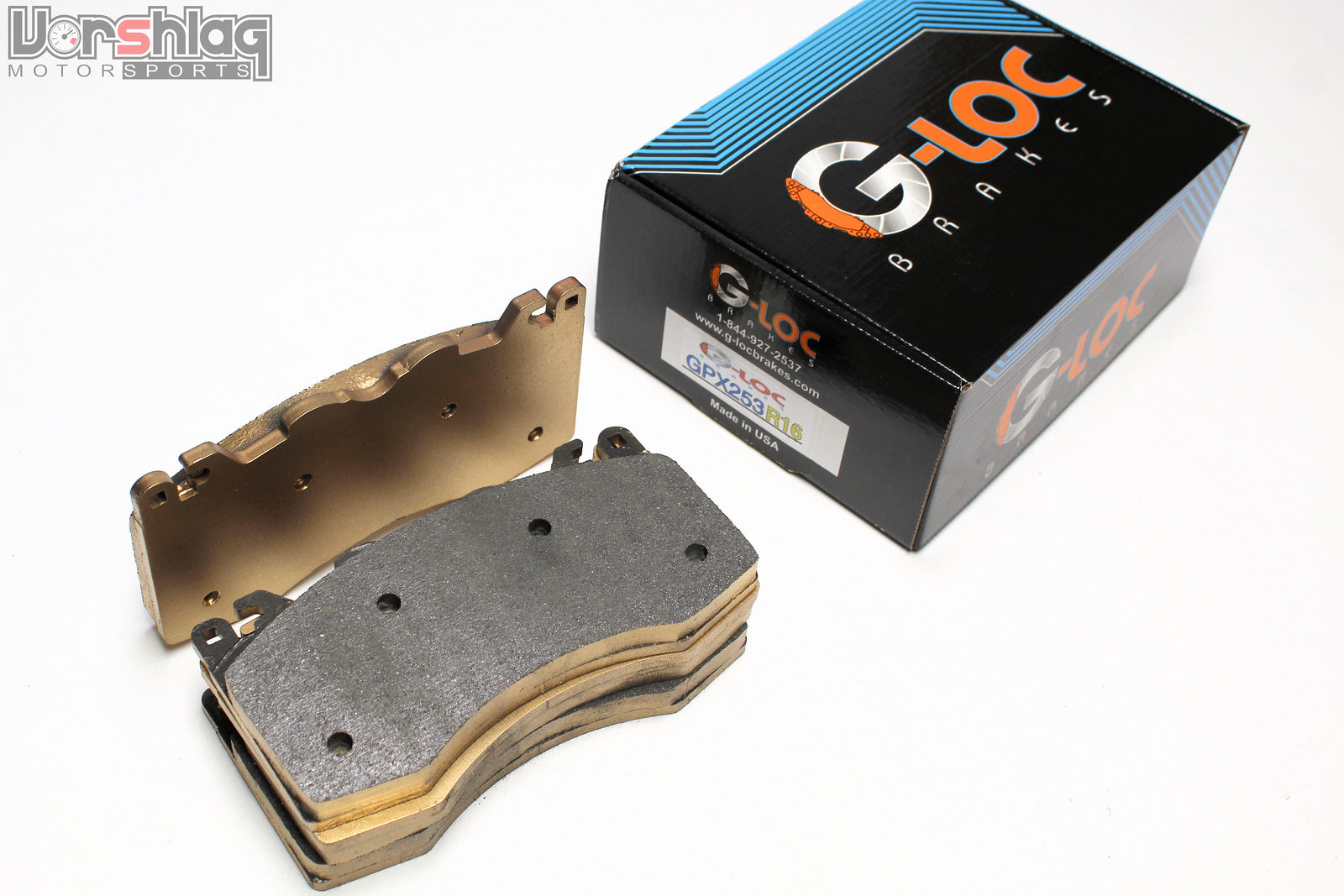G-LOC Brake Pads, Front, 2024-up S650 Mustang Darkhorse 6-Piston