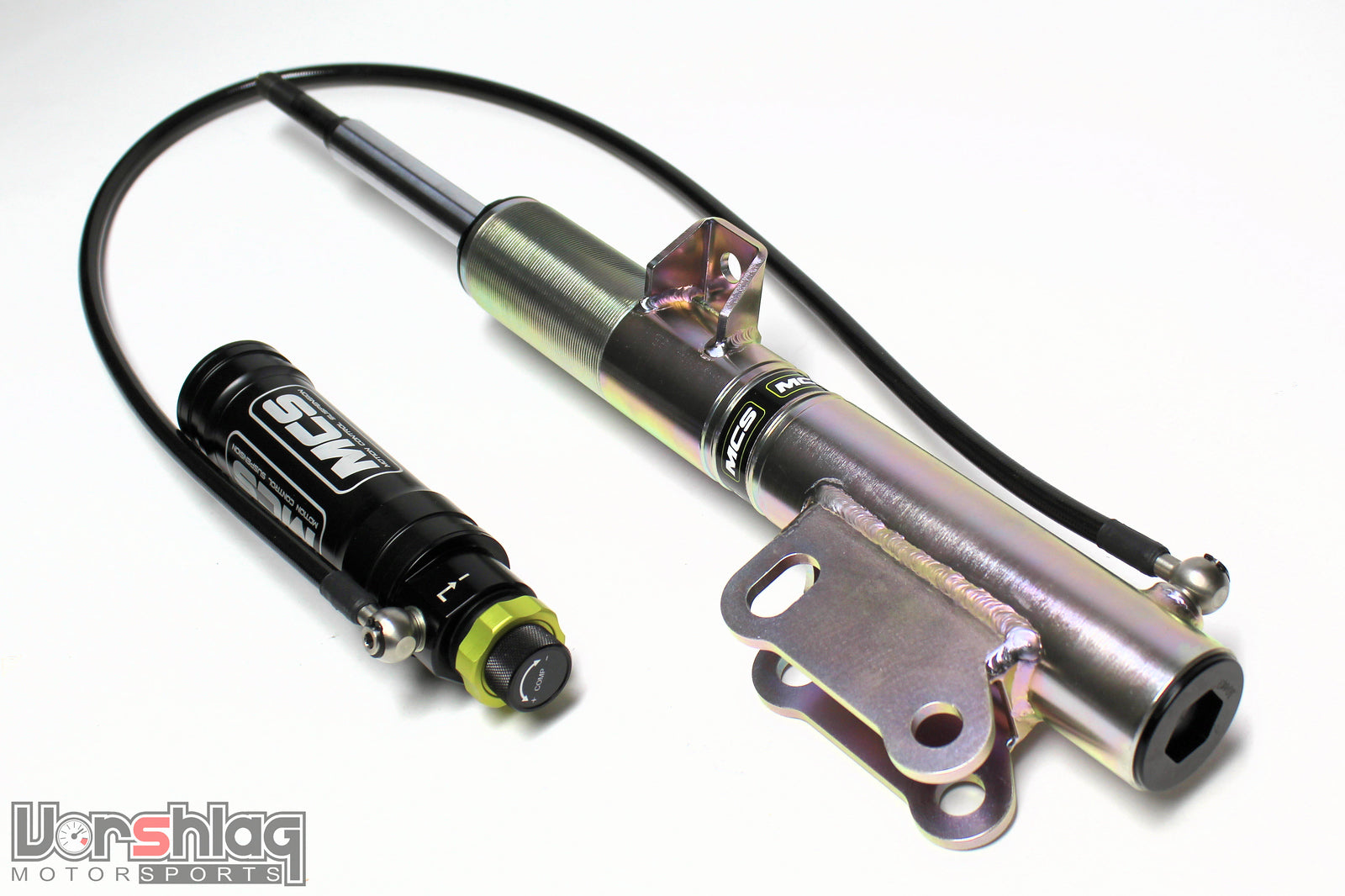 MCS RR3 Remote Triples Adjustable Monotube Dampers (Ford S550 Mustang, Except PP2/GT350)