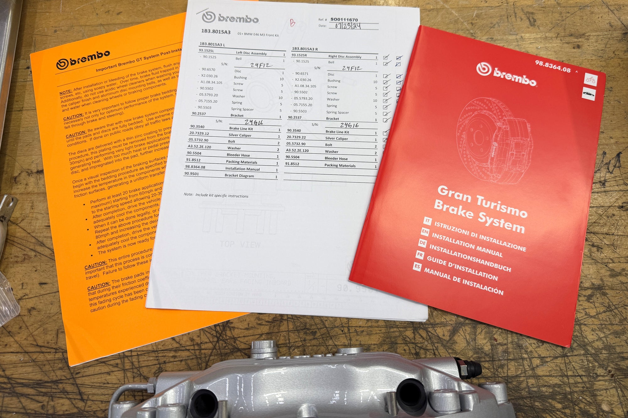 Brembo GT 355mm 4-Piston Racing Brake for BMW E46 M3, Z4M E85 E86