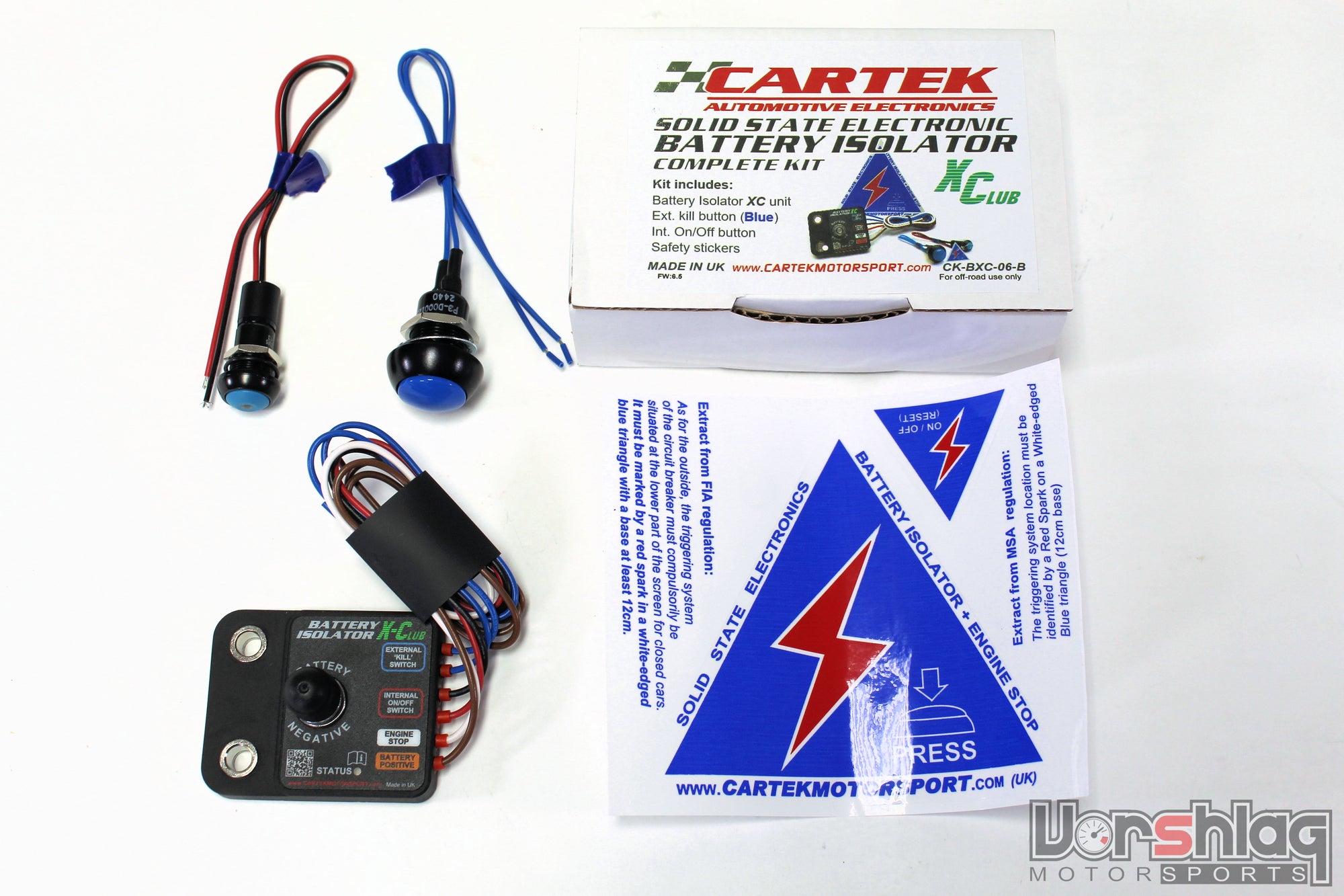 CARTEK Solid State Battery Isolator, X-Club