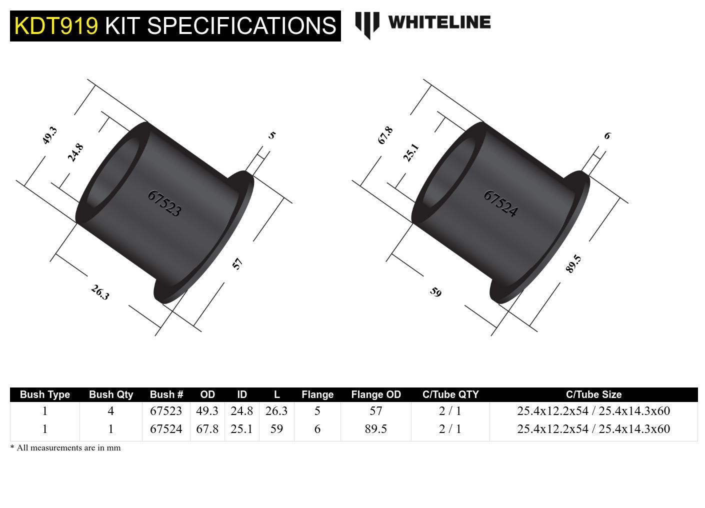 Whiteline Rear Differential Mount, BMW 1 Series E8X F2X 3 Series E9X F3X