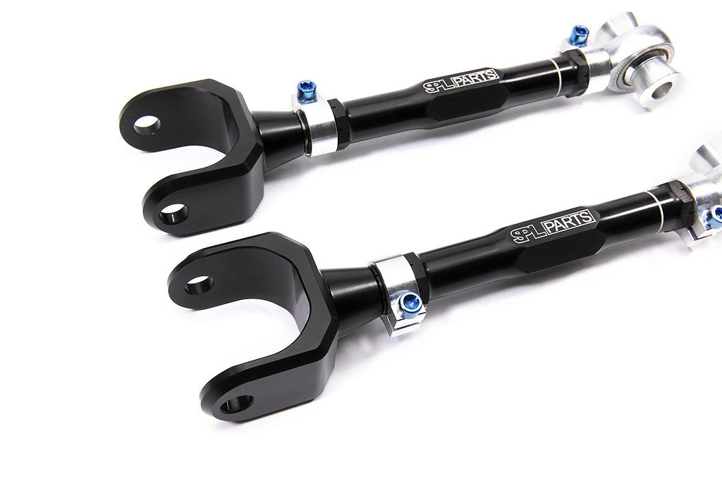 SPL Parts Rear Lower Toe Arms with Eccentric Lockouts for 2015+ S550 Mustang