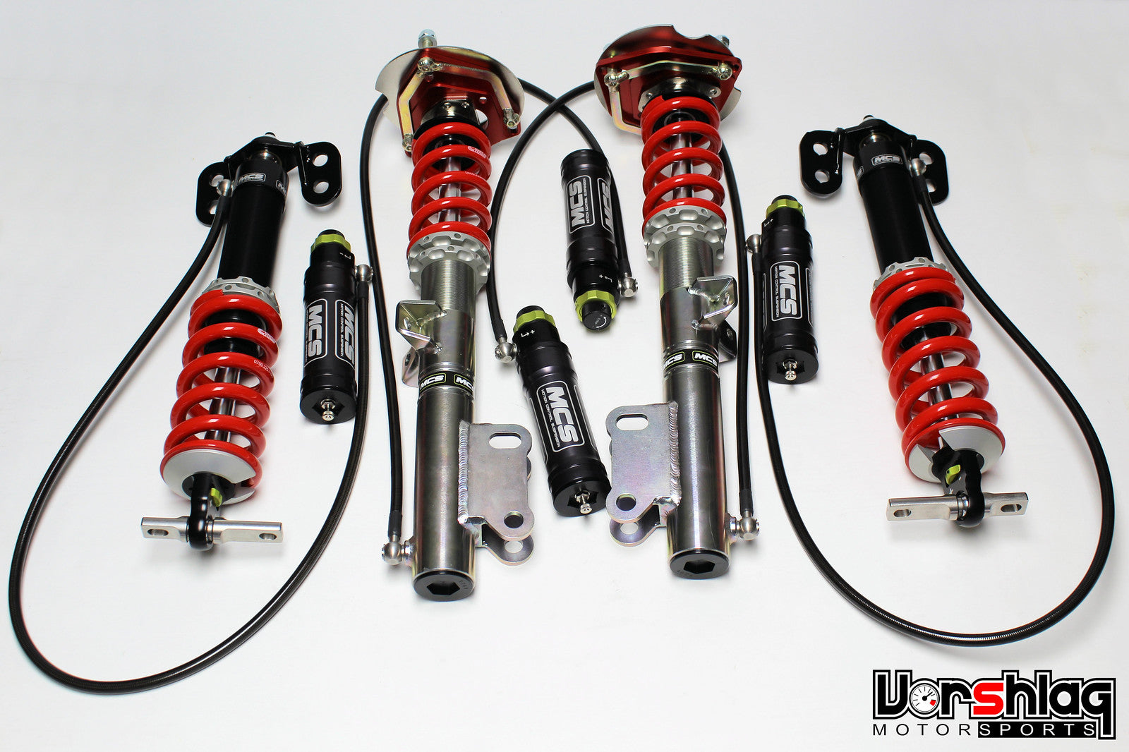 MCS RR2 Remote Double Adjustable Monotube Dampers (Ford S650 Mustang w/ Magneride)