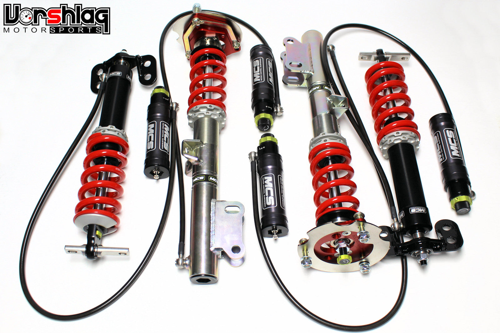 MCS RR2 Remote Double Adjustable Monotube Dampers (Ford S650 Mustang w/o Magneride)