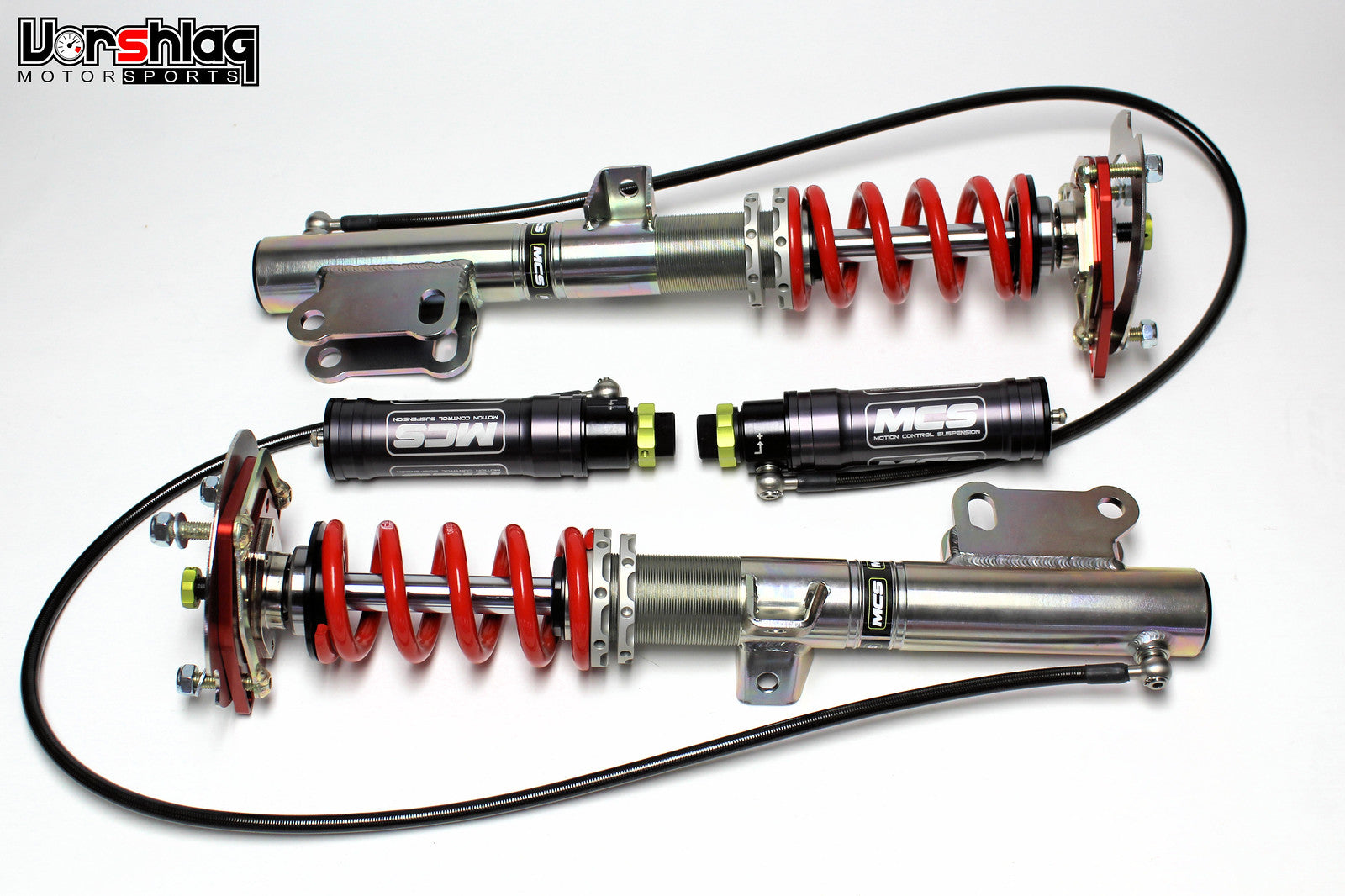MCS RR2 Remote Double Adjustable Monotube Dampers (Ford S650 Mustang w/o Magneride)