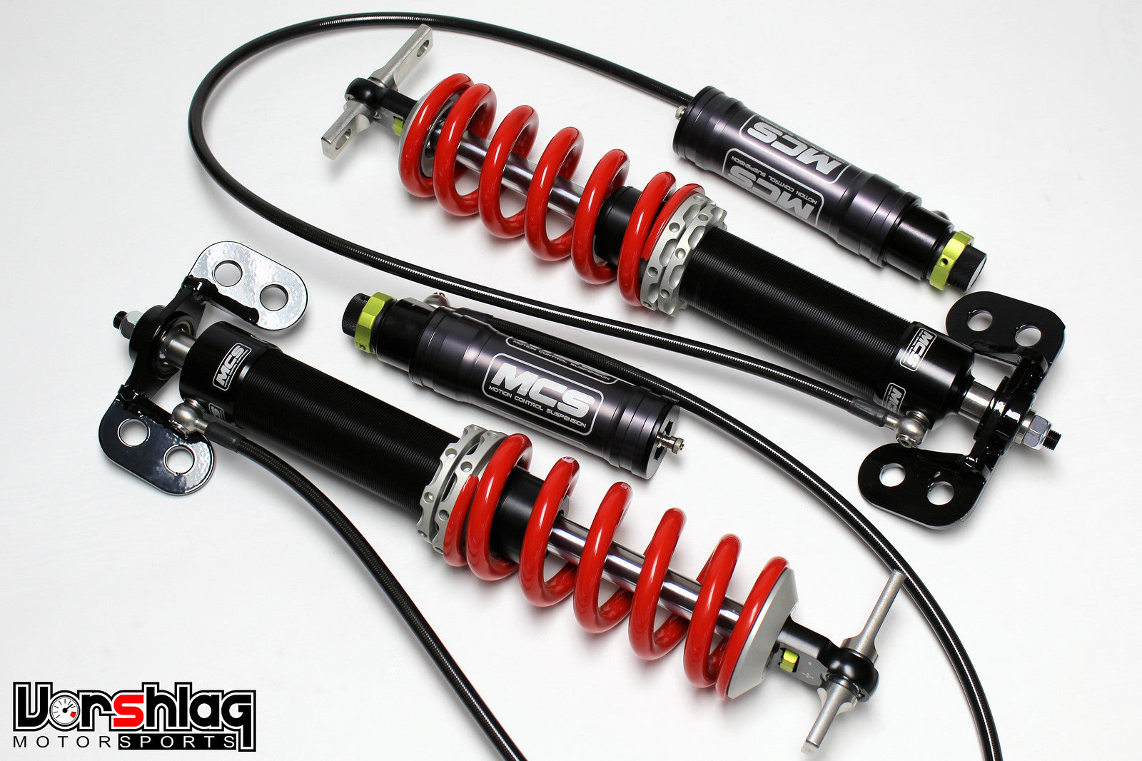 MCS RR3 Remote Triples Adjustable Monotube Dampers (Ford S650 Mustang w/ Magneride)