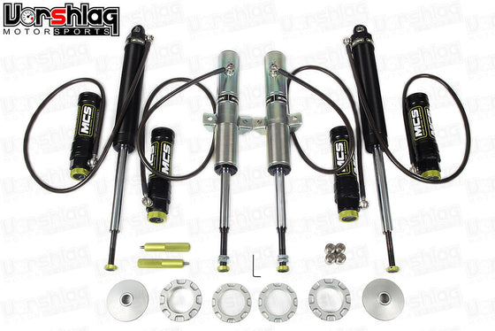 MCS RR2 Remote Double Adjustable Monotube Dampers (BMW E46)