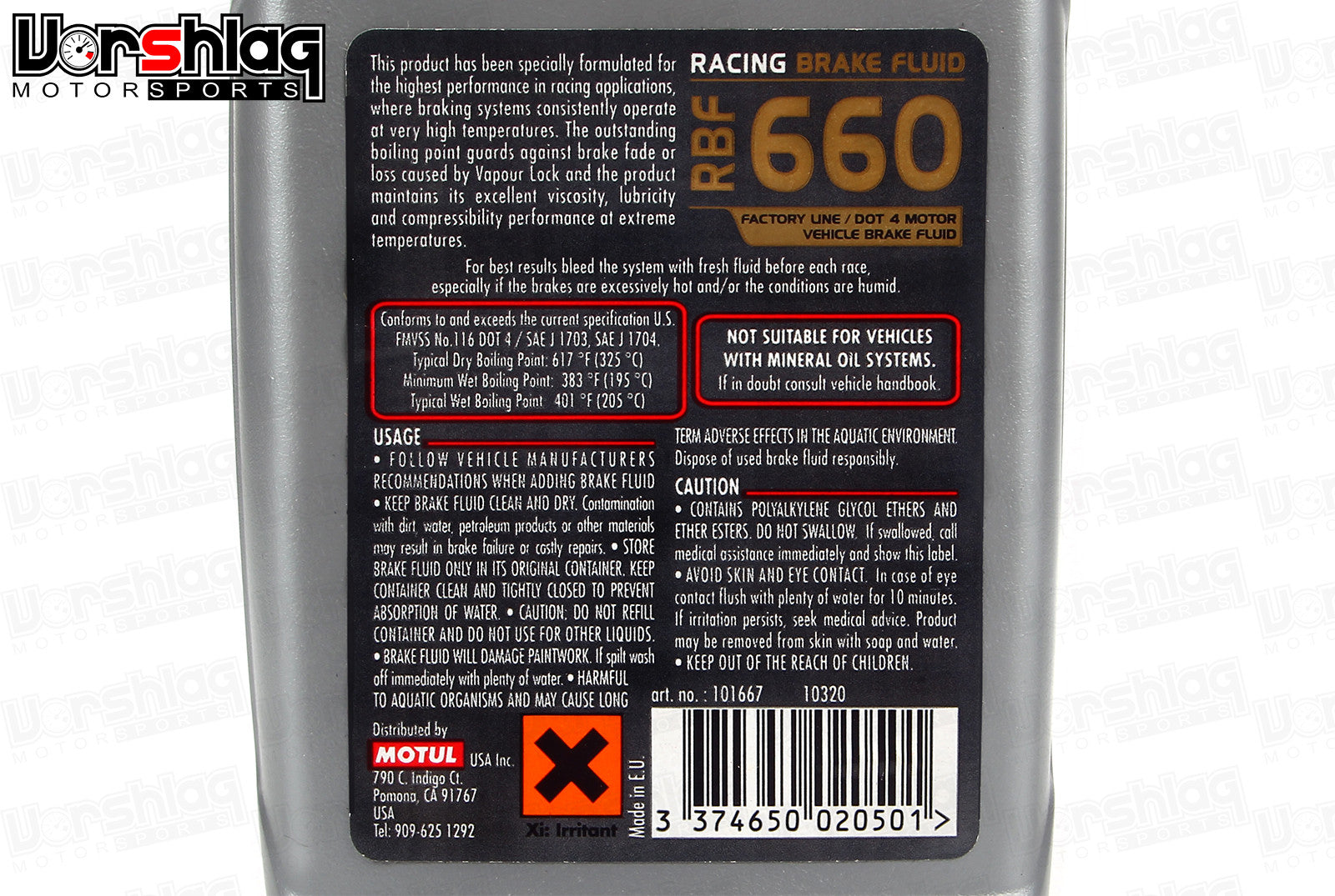 Motul RBF660 - 500ml Bottle