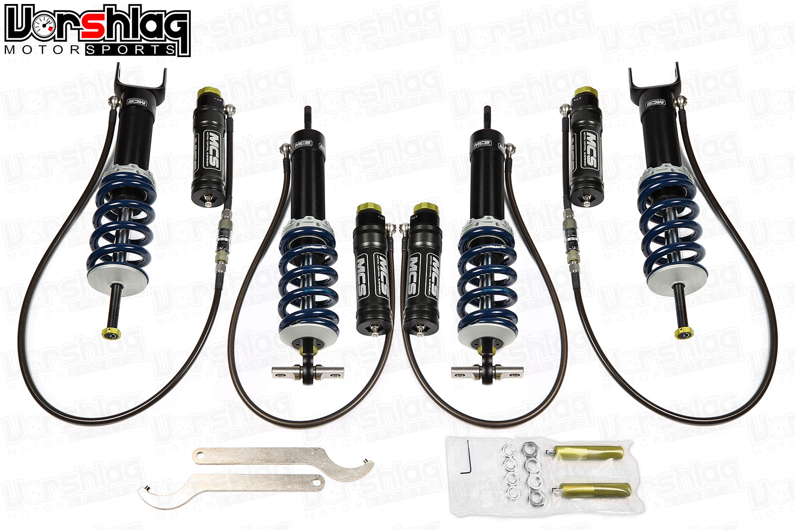 MCS RR2 Remote Double Adjustable Monotube Dampers (C5/C6 Corvette 