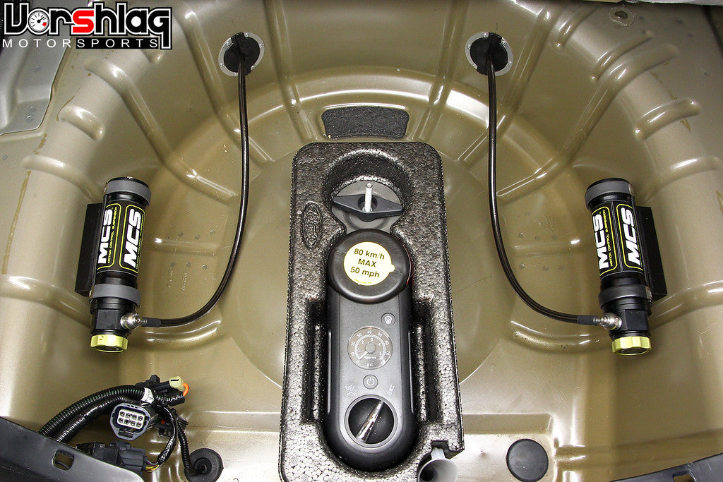 MCS RR2 Remote Double Adjustable Monotube Dampers (Ford S550 Mustang PP2/GT350)