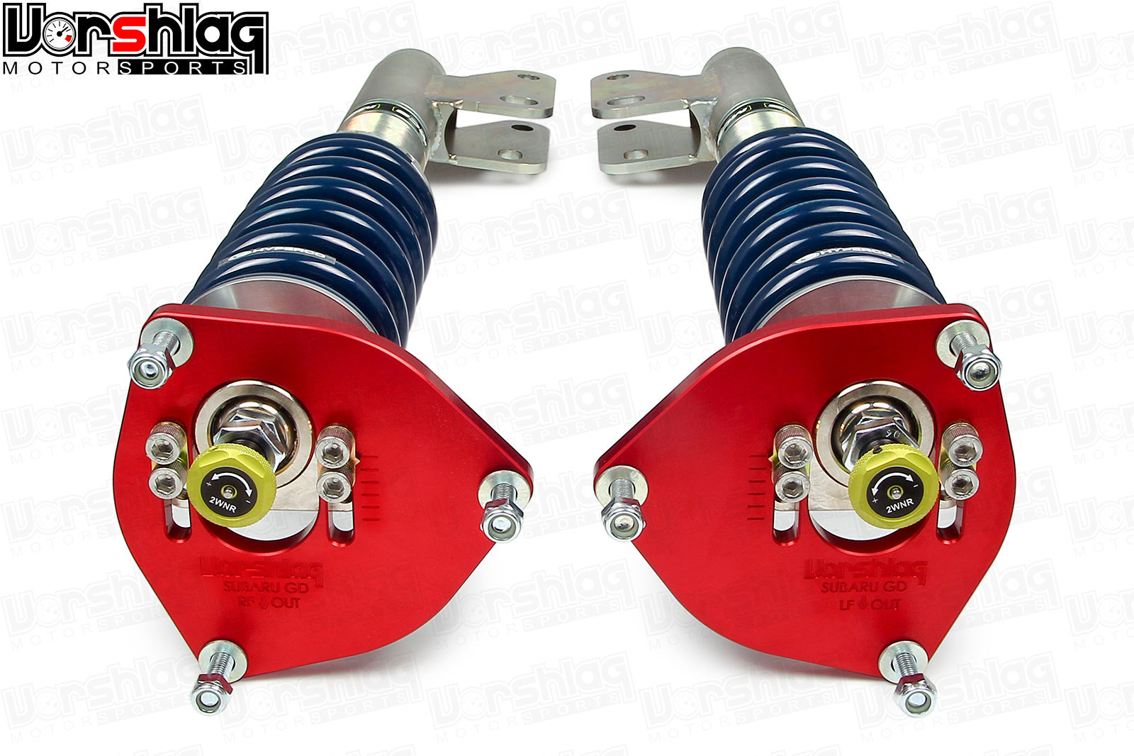 MCS TT2 Non-Remote Double Adjustable Monotube Dampers (Subaru GD)