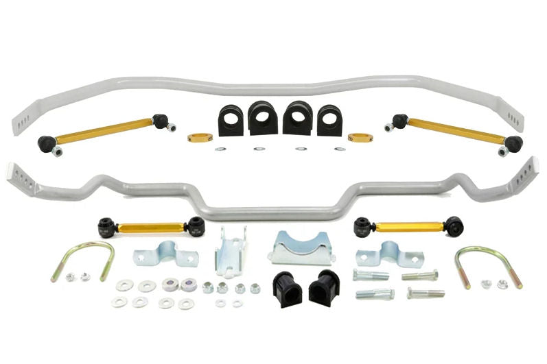 Whiteline Front & Rear Adj Swaybar Kit, S197 Mustang