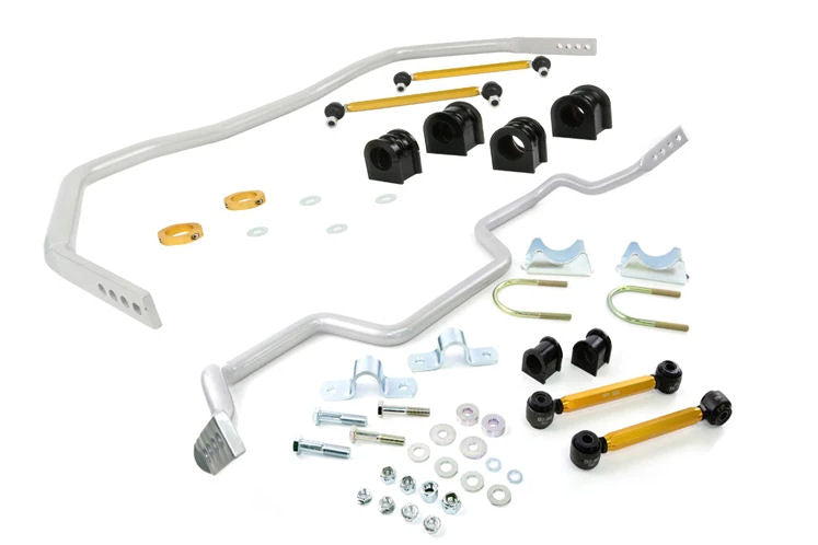 Whiteline Front & Rear Adj Swaybar Kit, S197 Mustang