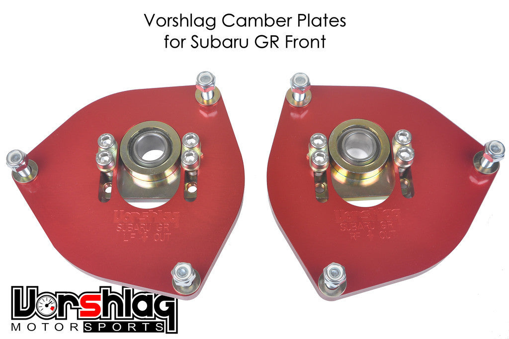 Vorshlag Subaru GR/GV/VA Front Camber Plates & Coilover Perches