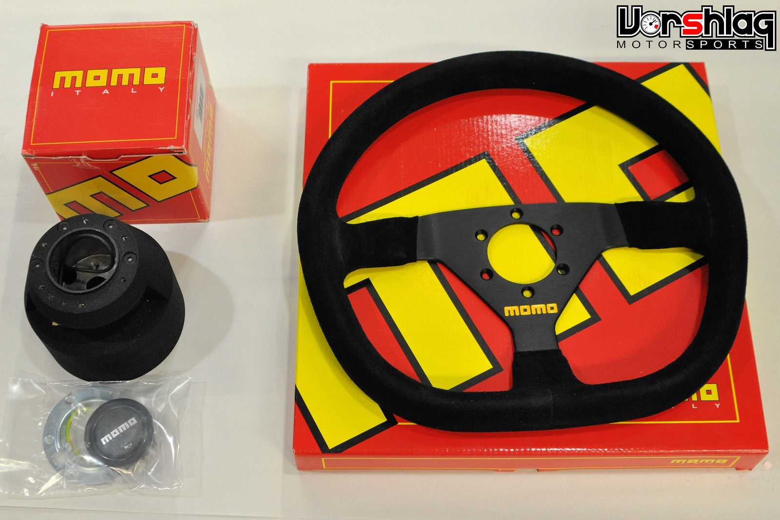 Momo Model 88 Steering Wheel (Suede)