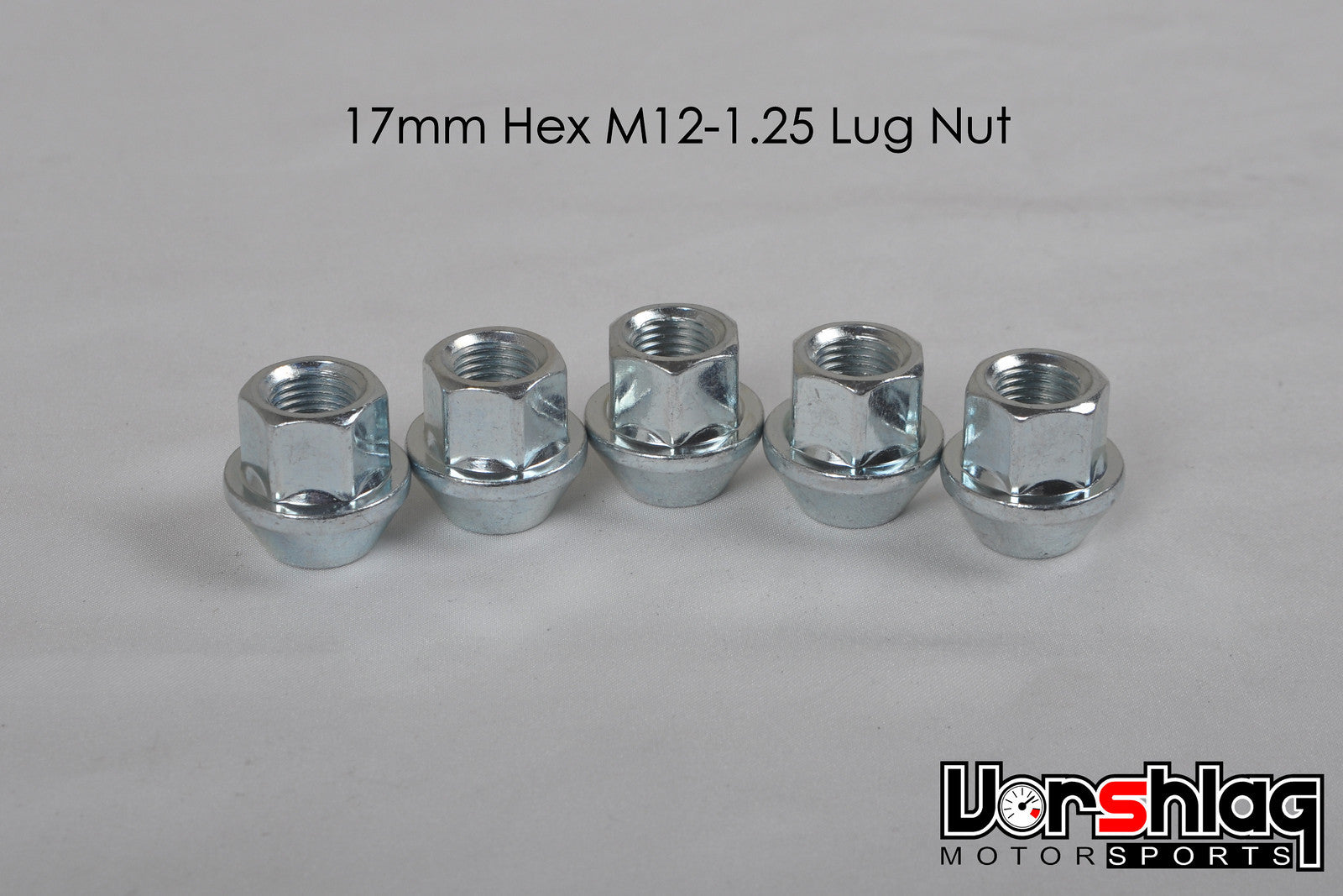 Vorshlag 17mm Hex M12-1.25 Chrome Steel Lug Nut for Subaru