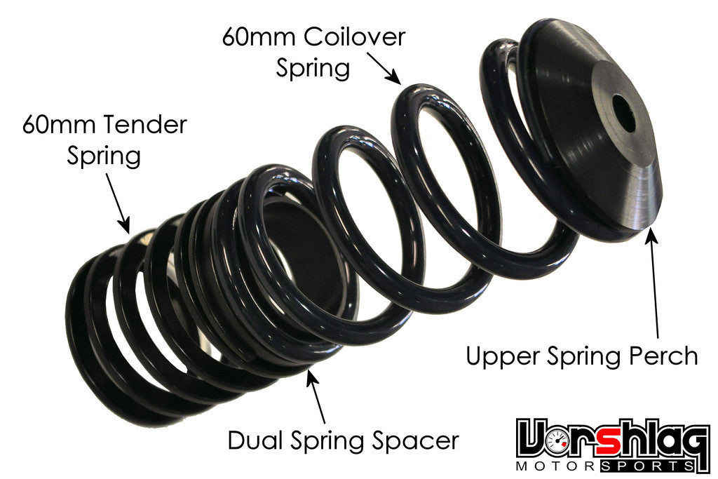 60mm Dual Spring Spacers (pair)