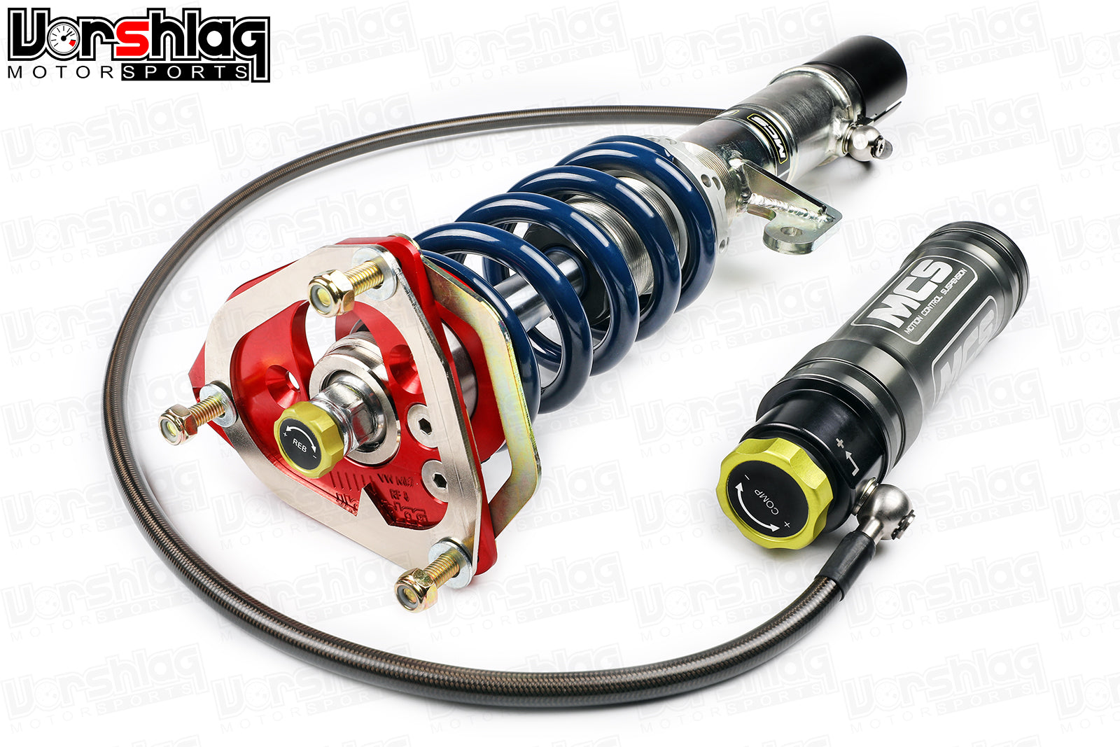MCS RR2 Remote Double Adjustable Monotube Dampers (Mk 3 Audi TT / Mk7 VW Golf)
